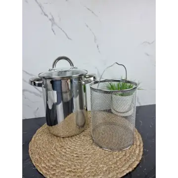 Кастрюля для спаржи 4,0л 16*21см нерж.сталь 5850 ᐉ 5850 - - класная цена в ProPosud 2