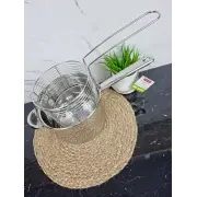 Кастрюля-фритюрница 3,5л 18*15см нерж.сталь стекл.крышка 5852 ᐉ 5852 - - класная цена в ProPosud