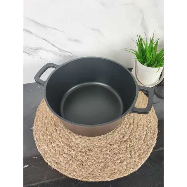 Каструля 6,3л антипр.покриття MR-4528 ᐉ MR-4528 - - класная цена в ProPosud