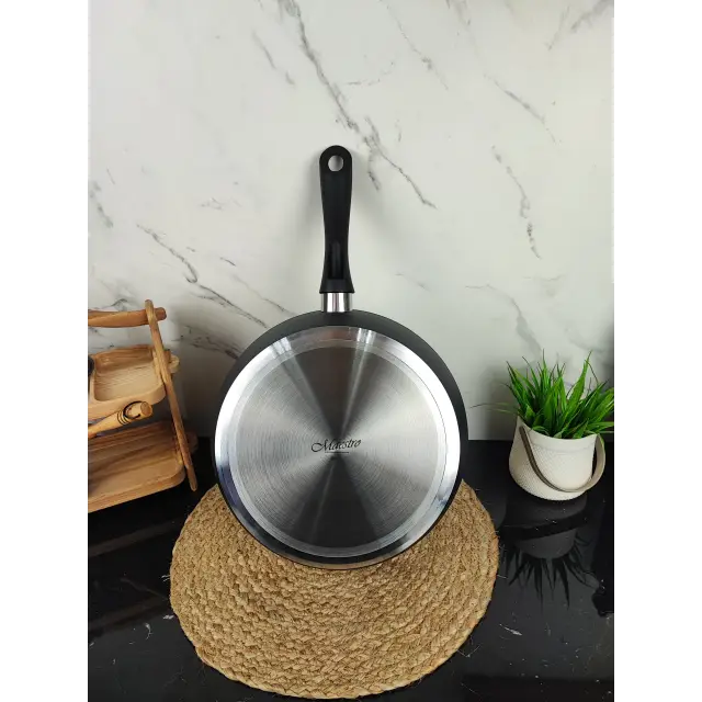 Сковорідка 20см антипр.покриття скл.кришка QuanTanium MR-1205-20 ᐉ MR-1205-20 - - класная цена в ProPosud