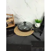 Сковорідка 24см антипр.покриття скл.кришка індукція QuanTanium MR-1205-24 ᐉ MR-1205-24 - - класная цена в ProPosud