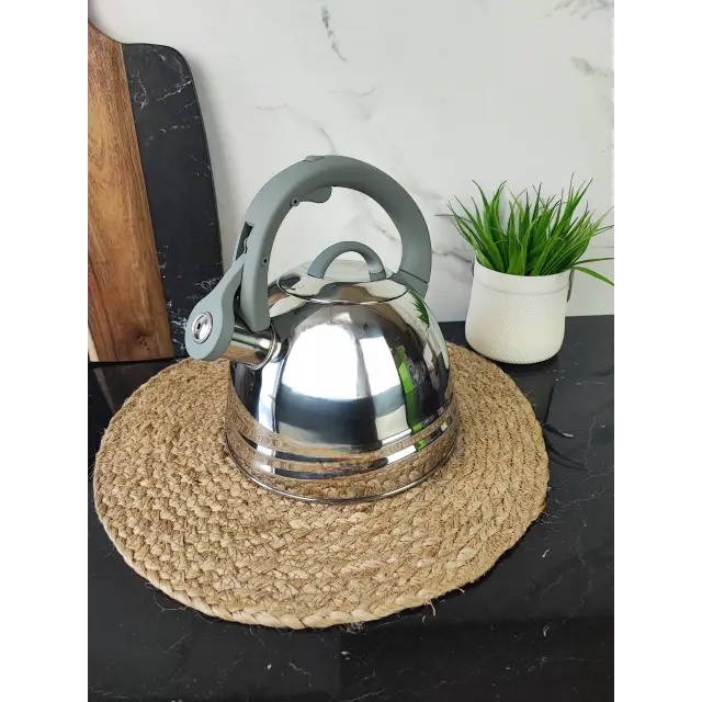 Чайник 2,5л зі свистком нерж.сталь MR-1304 ᐉ MR-1304 - - класная цена в ProPosud