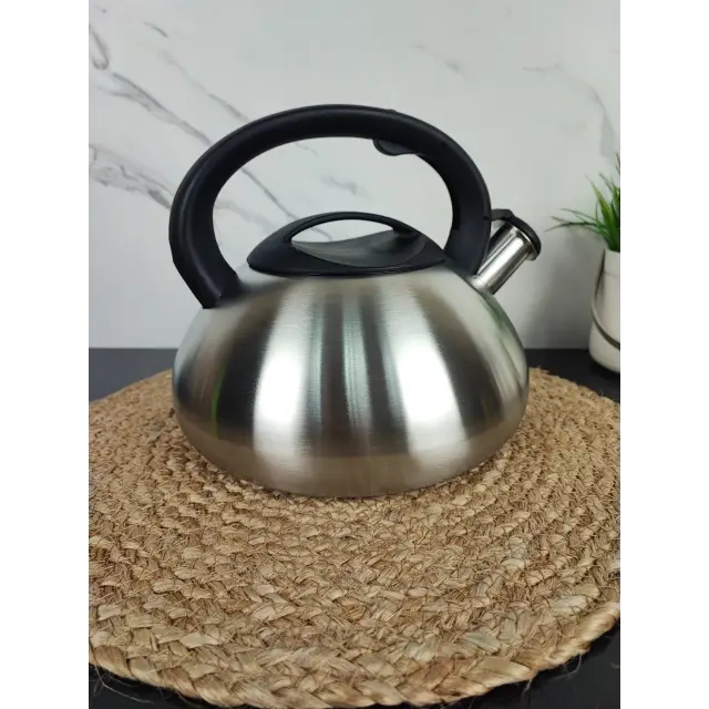 Чайник 3,0л зі свистком нерж.сталь MR-1306 ᐉ MR-1306 - - класна ціна в ProPosud