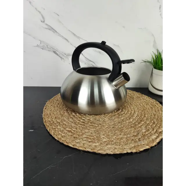 Чайник 3,0л зі свистком нерж.сталь MR-1306 ᐉ MR-1306 - - класна ціна в ProPosud