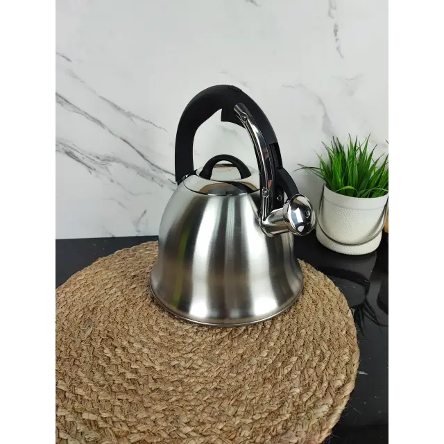 Чайник 3,0л зі свистком нерж.сталь MR-1320 ᐉ MR-1320 - - класная цена в ProPosud