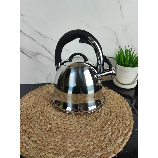 Чайник 2,2л зі свистком нерж.сталь MR-1320-S ᐉ MR-1320-S - - класная цена в ProPosud
