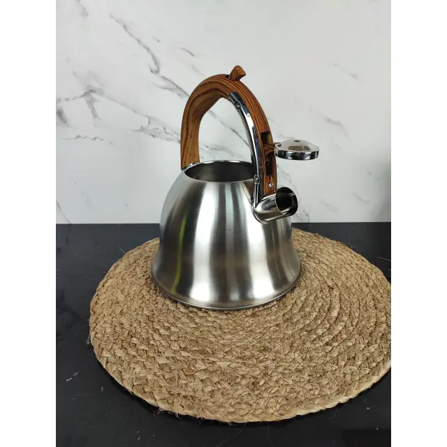 Чайник 3,0л зі свистком нерж.сталь MR-1320-W ᐉ MR-1320-W - - класная цена в ProPosud