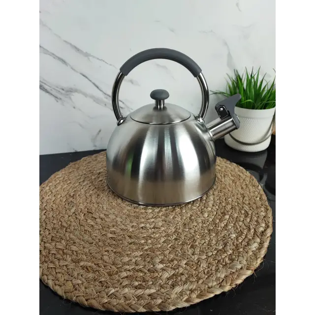 Чайник 2,5л зі свистком нерж.сталь MR-1323 ᐉ MR-1323 - - класная цена в ProPosud