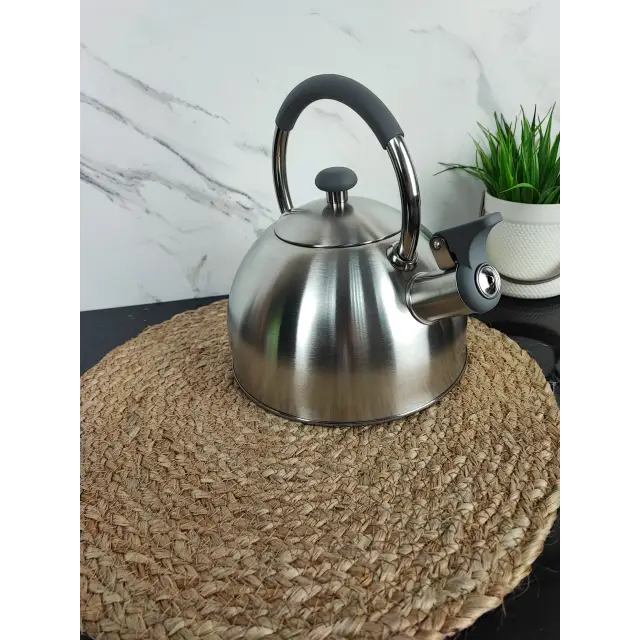 Чайник 2,5л зі свистком нерж.сталь MR-1323 ᐉ MR-1323 - - класная цена в ProPosud