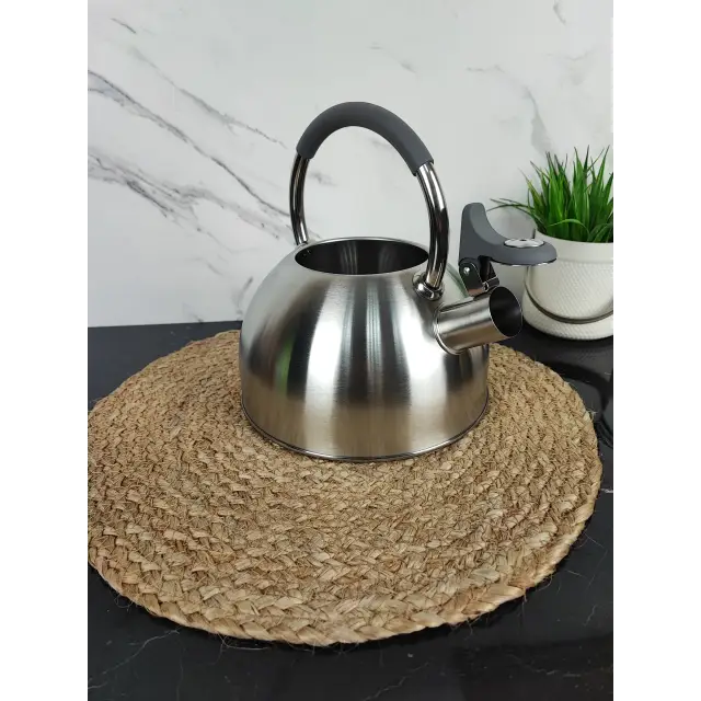 Чайник 2,5л зі свистком нерж.сталь MR-1323 ᐉ MR-1323 - - класная цена в ProPosud