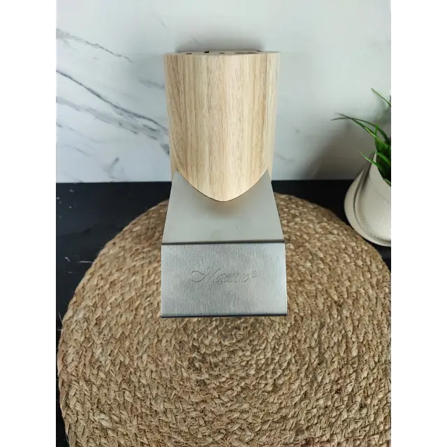 Набір ножів 7-пр. на дерев'яній підставці пласт.ручки MR-1421 ᐉ MR-1421 - - класная цена в ProPosud