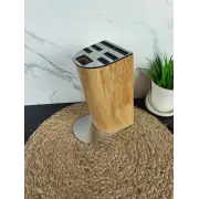 Набір ножів 8-пр. на дерев'яній підставці пласт.ручки MR-1422 ᐉ MR-1422 - - класная цена в ProPosud