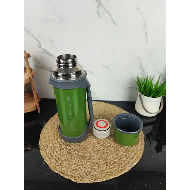 Термос 1,2л нерж.сталь Green MR-1631-120 ᐉ MR-1631-120 Green - - класная цена в ProPosud