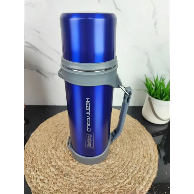 Термос 1,5л нерж.сталь Blue MR-1631-150 ᐉ MR-1631-150 Blue - - класна ціна в ProPosud