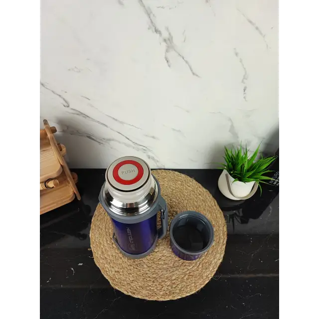 Термос 1,5л нерж.сталь Blue MR-1631-150 ᐉ MR-1631-150 Blue - - класна ціна в ProPosud