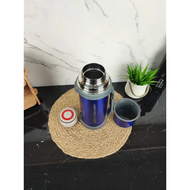 Термос 1,5л нерж.сталь Blue MR-1631-150 ᐉ MR-1631-150 Blue - - класна ціна в ProPosud