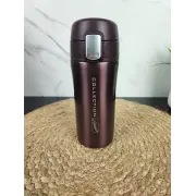 Термокухоль 320мл кнопка фіксатор нерж.сталь Brown MR-1641-32 ᐉ MR-1641-32 Brown - - класна ціна в ProPosud