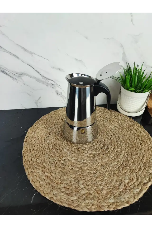 Кавоварка гейзерна 300мл нерж.сталь Espresso Moka MR-1660-6 ᐉ MR-1660-6 - - класна ціна в ProPosud