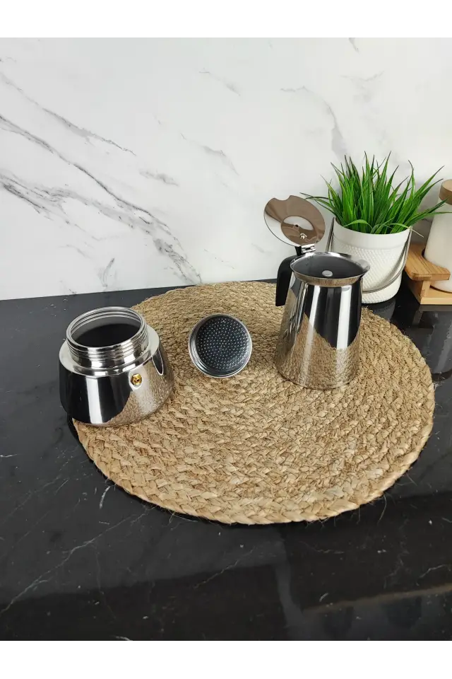 Кавоварка гейзерна 300мл нерж.сталь Espresso Moka MR-1660-6 ᐉ MR-1660-6 - - класна ціна в ProPosud
