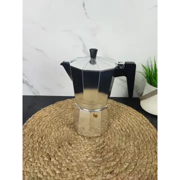 Кавоварка гейзерна 300мл алюмінієва Espresso Moka MR-1666-6 ᐉ MR-1666-6 - - класная цена в ProPosud