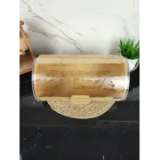 Хлібниця 36,5*22*16,5см корпусу дерево кр.платик MR-1674S ᐉ MR-1674S - - класная цена в ProPosud