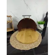 Хлібниця 37*21,5*39,5см бамбук кр.пластик Brown MR-1678G ᐉ MR-1678G Brown - - класна ціна в ProPosud