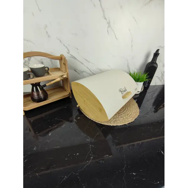 Хлібниця 36,6*25*13,3см бамбук Ivory MR-1775 ᐉ MR-1775 Ivory - - класная цена в ProPosud