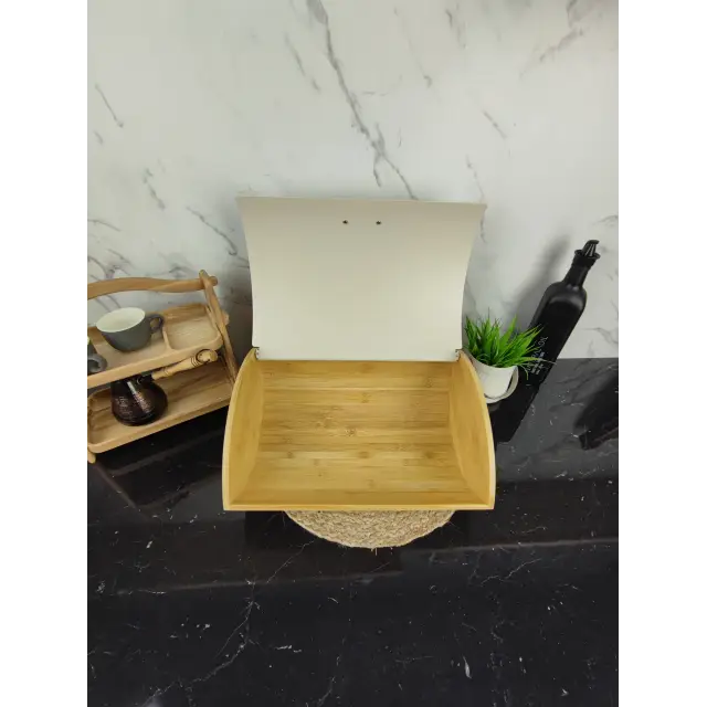 Хлібниця 36,6*25*13,3см бамбук Ivory MR-1775 ᐉ MR-1775 Ivory - - класная цена в ProPosud