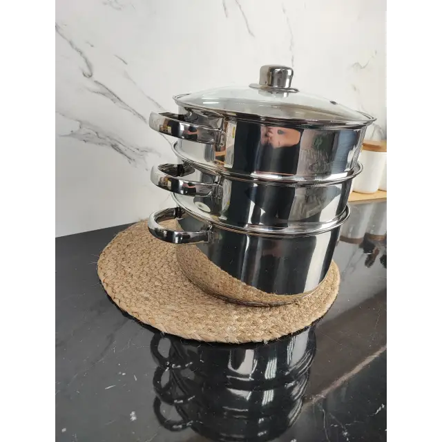 Пароварка 20см 3,0л нерж.сталі MR-2900-20 ᐉ MR-2900-20 - - класная цена в ProPosud