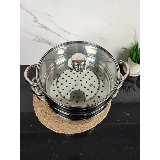 Пароварка 20см 3,0л нерж.сталі MR-2900-20 ᐉ MR-2900-20 - - класная цена в ProPosud