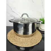 Каструля 6,5л нерж.сталь скл.кришка Basic MR-3513-24 ᐉ MR-3513-24 - - класна ціна в ProPosud