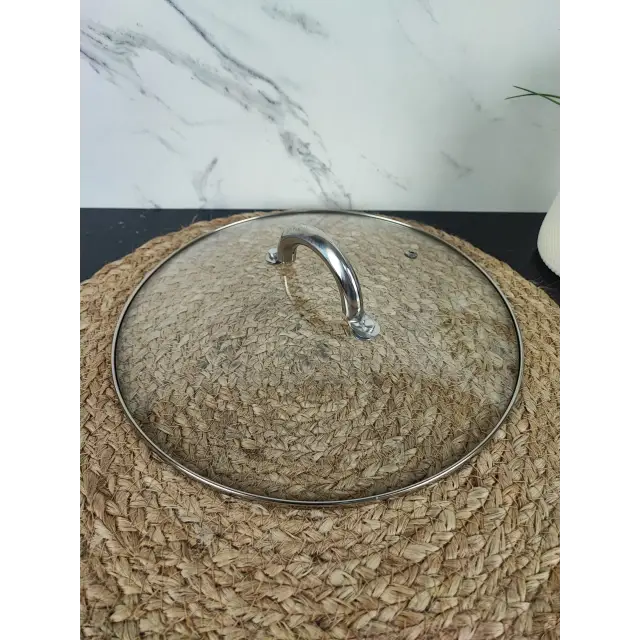 Каструля 6,5л нерж.сталь скл.кришка Basic MR-3513-24 ᐉ MR-3513-24 - - класна ціна в ProPosud