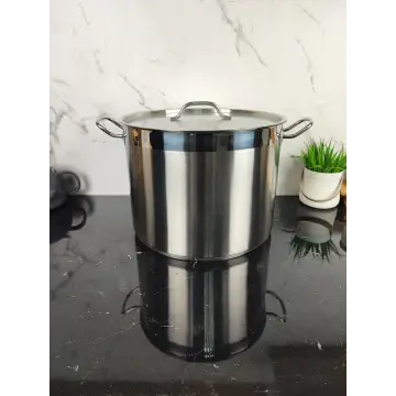 Каструля 15л 30см нерж.сталь нерж.кришка MR-3518-30 ᐉ MR-3518-30 - - класная цена в ProPosud 2