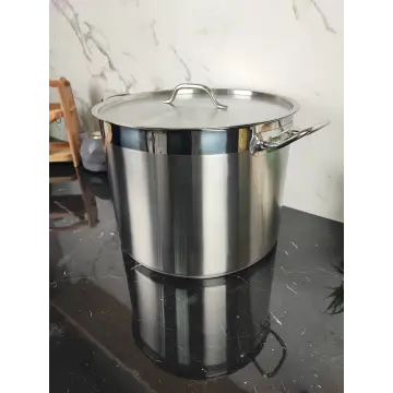 Каструля 15л 30см нерж.сталь нерж.кришка MR-3518-30 ᐉ MR-3518-30 - - класная цена в ProPosud