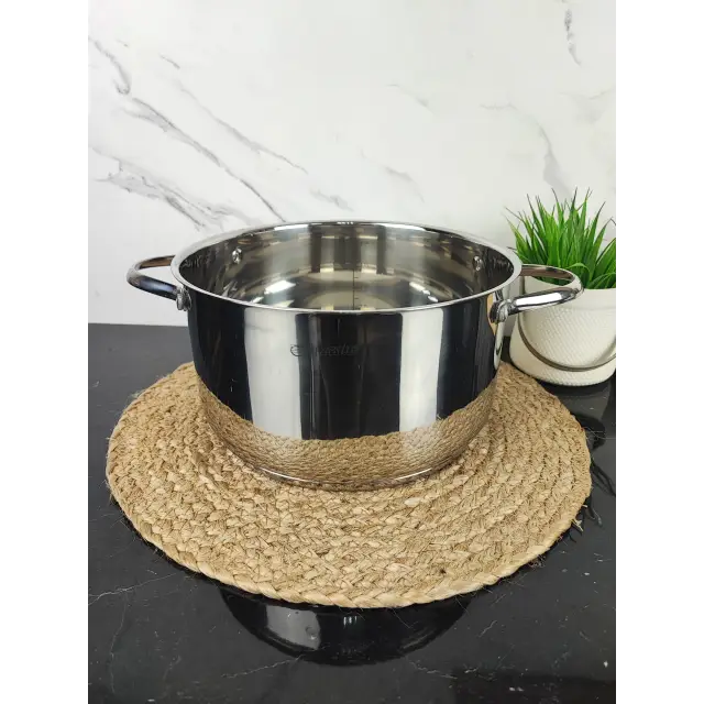 Каструля 3,4л нерж.сталь скл.кришка MR-3519-20 ᐉ MR-3519-20 - - класна ціна в ProPosud