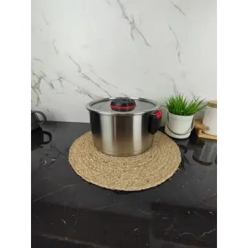 Каструля 4,2л нерж.сталь скл.кришка складані ручки MR-3530-22 ᐉ MR-3530-22 - - класна ціна в ProPosud