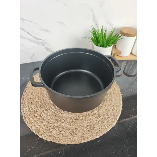 Каструля 4,5л антипр.покриття кришка-гриль Cast MR-4124 ᐉ MR-4124 - - класная цена в ProPosud