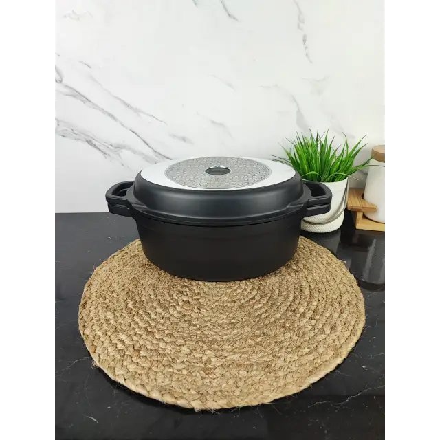 Каструля 3,3л антипр.покриття кришка-гриль Cast MR-4126 ᐉ MR-4126 - - класная цена в ProPosud