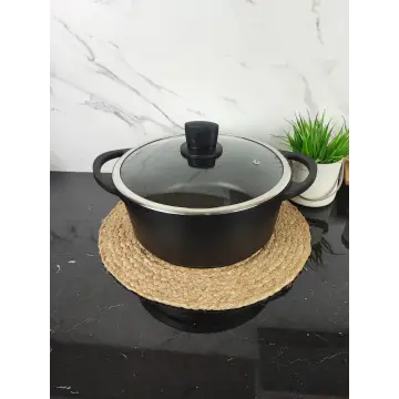 Каструля 6,4л антипр.покриття скл.кришка MR-4328 ᐉ MR-4328 - - класная цена в ProPosud