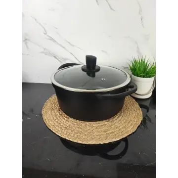 Каструля 6,4л антипр.покриття скл.кришка MR-4328 ᐉ MR-4328 - - класная цена в ProPosud 2