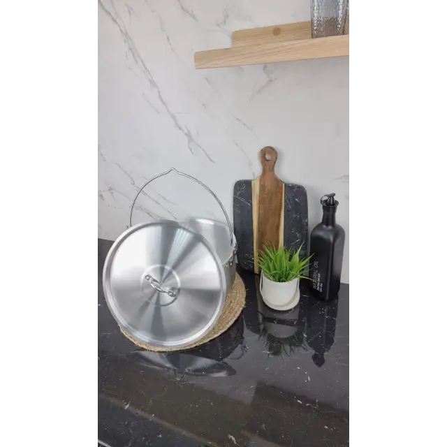 Казан алюмінієвий 10л туристичний з дужкою ᐉ - - класная цена в ProPosud