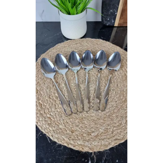 DOA008-A Ложка столовая Вьюнок золотой ᐉ DOA008-A - - класная цена в ProPosud