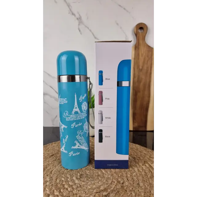 QQ-55 Термос 500мл нерж.сталь Париж MIX ᐉ QQ-55 - - класная цена в ProPosud