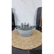 0316-SN Каструля 1,2л антипр.покриття скл.кришка індукція Мармур ᐉ 0316-SN - - класная цена в ProPosud