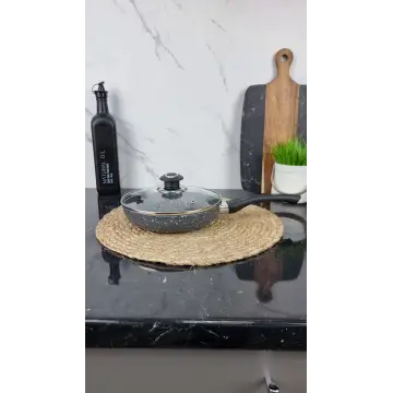 FPG-245 Сковорідка 24см антипр.покриття скл.кришка Граніт ᐉ FPG-245 - - класная цена в ProPosud