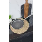 B018L-26 Сковорода 26см нерж.сталь стек.крышка кол.Honeycomb