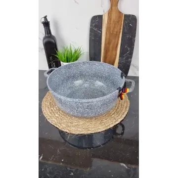 0328-SN Каструля 6,5л антипр.покриття скл.кришка індукція Мармур ᐉ 0328-SN - - класная цена в ProPosud 2