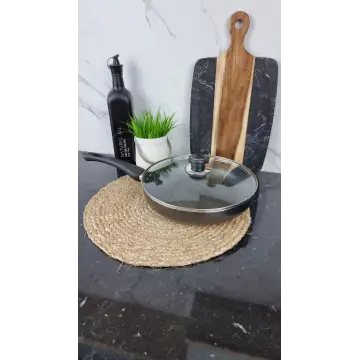 PN-26 H Сковорідка 26см антипр.покриття скл.кришка NON STICK Мармур ᐉ PN-26 H - - класная цена в ProPosud