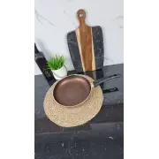 FPM-242 Сковорідка 24см антипр.покриття скл.кришка Мармур Бронза ᐉ FPM-242 - - класная цена в ProPosud