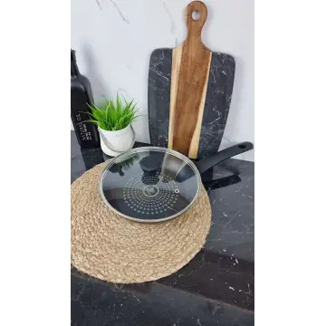 QD-D328-L Сковорода 28см антипр.покрытие стек.крышка Diamond 2